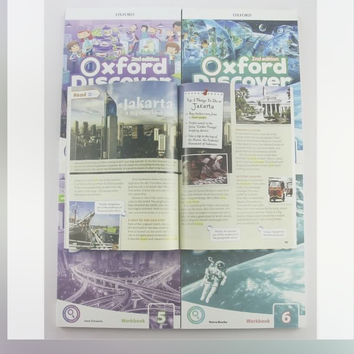 Oxford discovery 4-6 text book and workbook