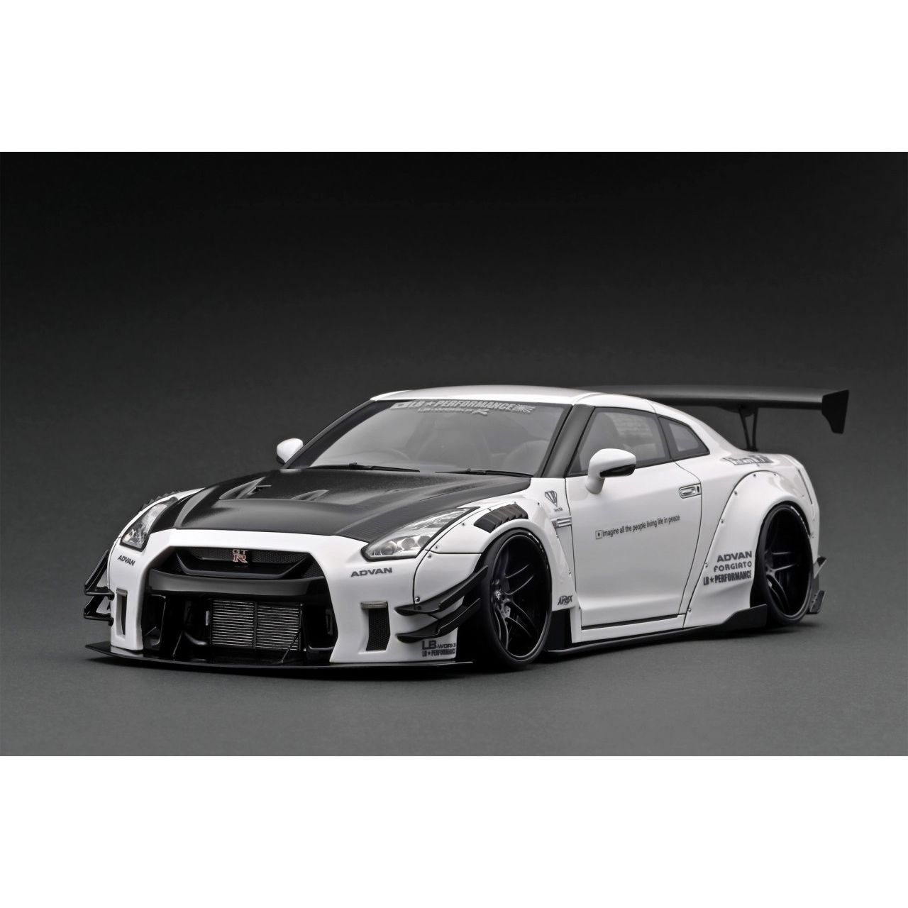 MINI-GT 1/64 LB-WORKS GT-R Type2 White