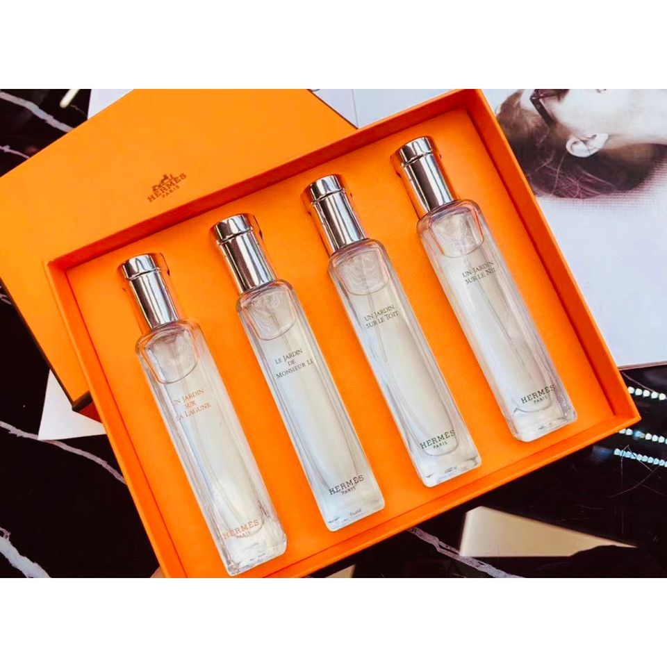 訂2星期🎁🛍Hermes-愛馬仕花園系列香水四件套15ml-x4支| Perfect