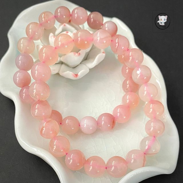 花かぼちゃ(塩源瑪瑙)ブレスレット＃高品質'瑪瑙玉(白瑪瑙,塩源瑪瑙