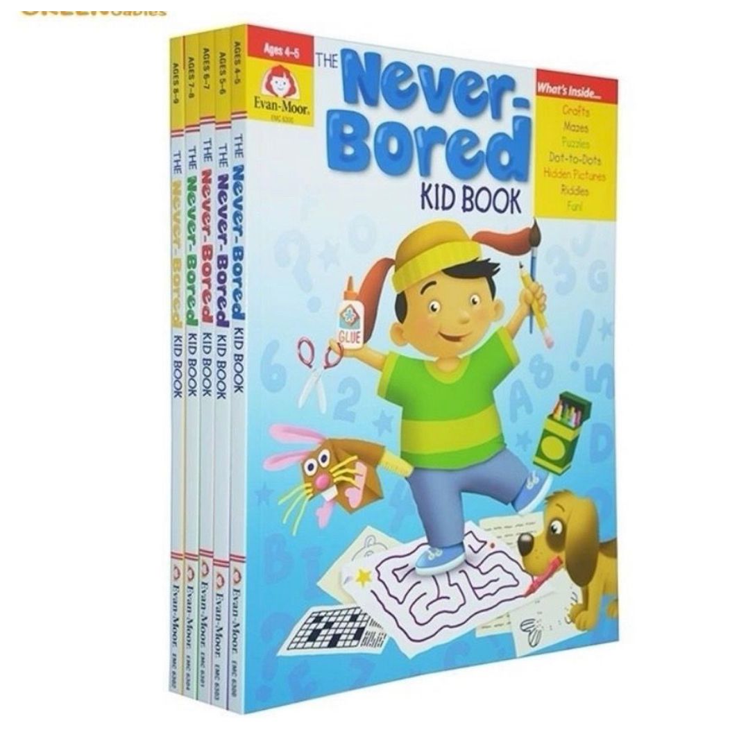 Never-bored kid book