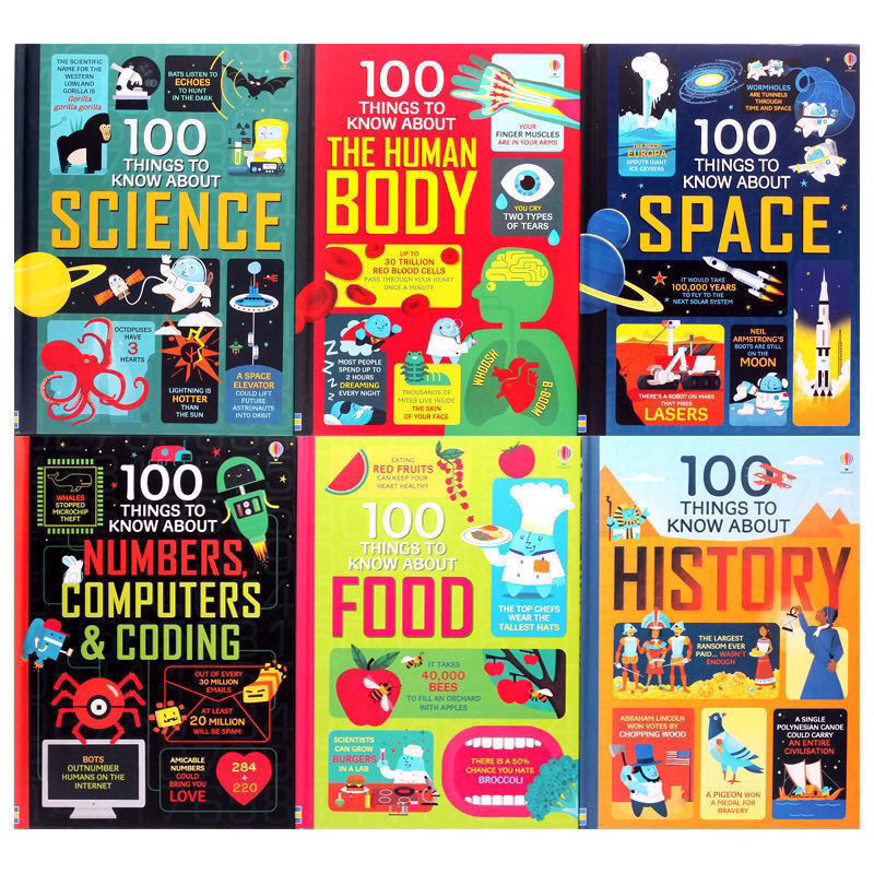 Usborne 100 things to know 9 books