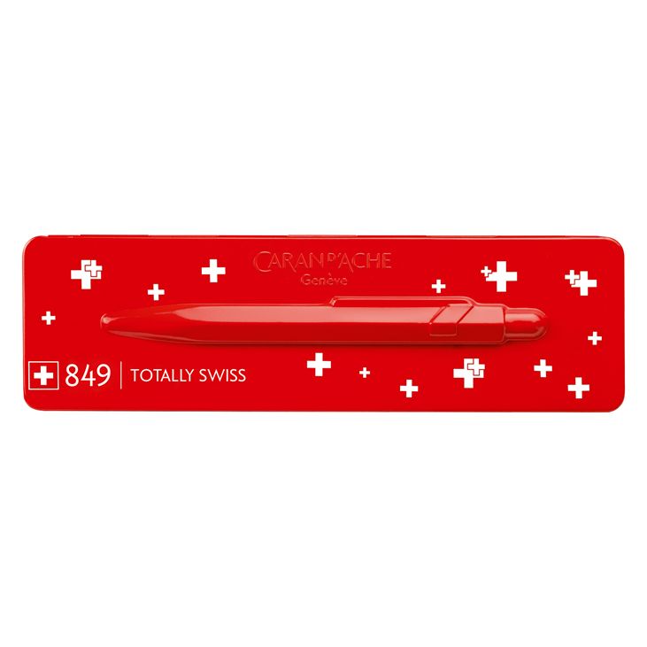 Caran d’Ache 849 TOTALLY SWISS Ballpoint Pen, with Holder