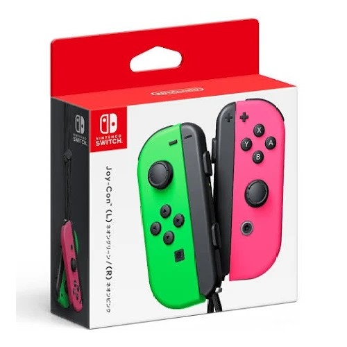 任天堂Nintendo Switch Joy-Con 控制器電光綠色粉紅色香港行貨| i