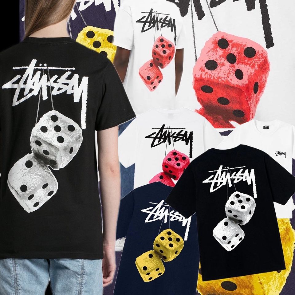 STUSSY-22SS-FUZZY-DICE-SS-TEE | HYPETRADE