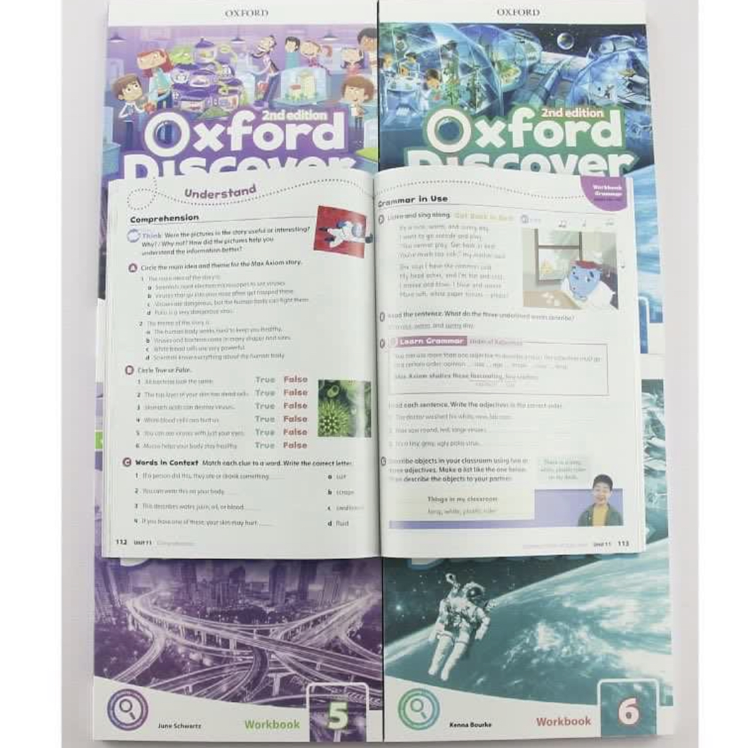 Oxford discovery 4-6 text book and workbook