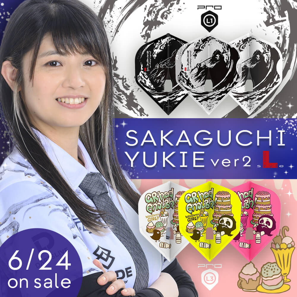 正規 【新品】DARTSLIVE PLAYER GOODS 坂口優希恵選手セット - ダーツ