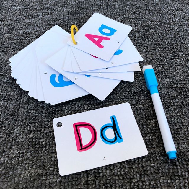 英文字卡 abc字卡 字母 大小寫 英文單詞 兒童玩具 益智 認知玩具 啟蒙早教 點讀英文字母學習卡片 PC2759 | 屯團百貨 Tuenmall