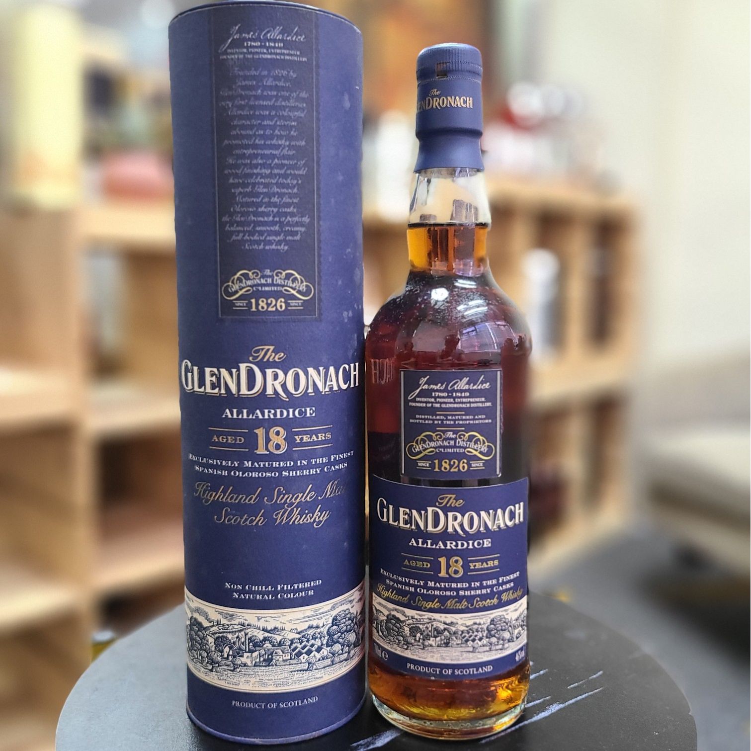 (Billy walker版) 第一版 Glendronach aged 18 years highland single malt