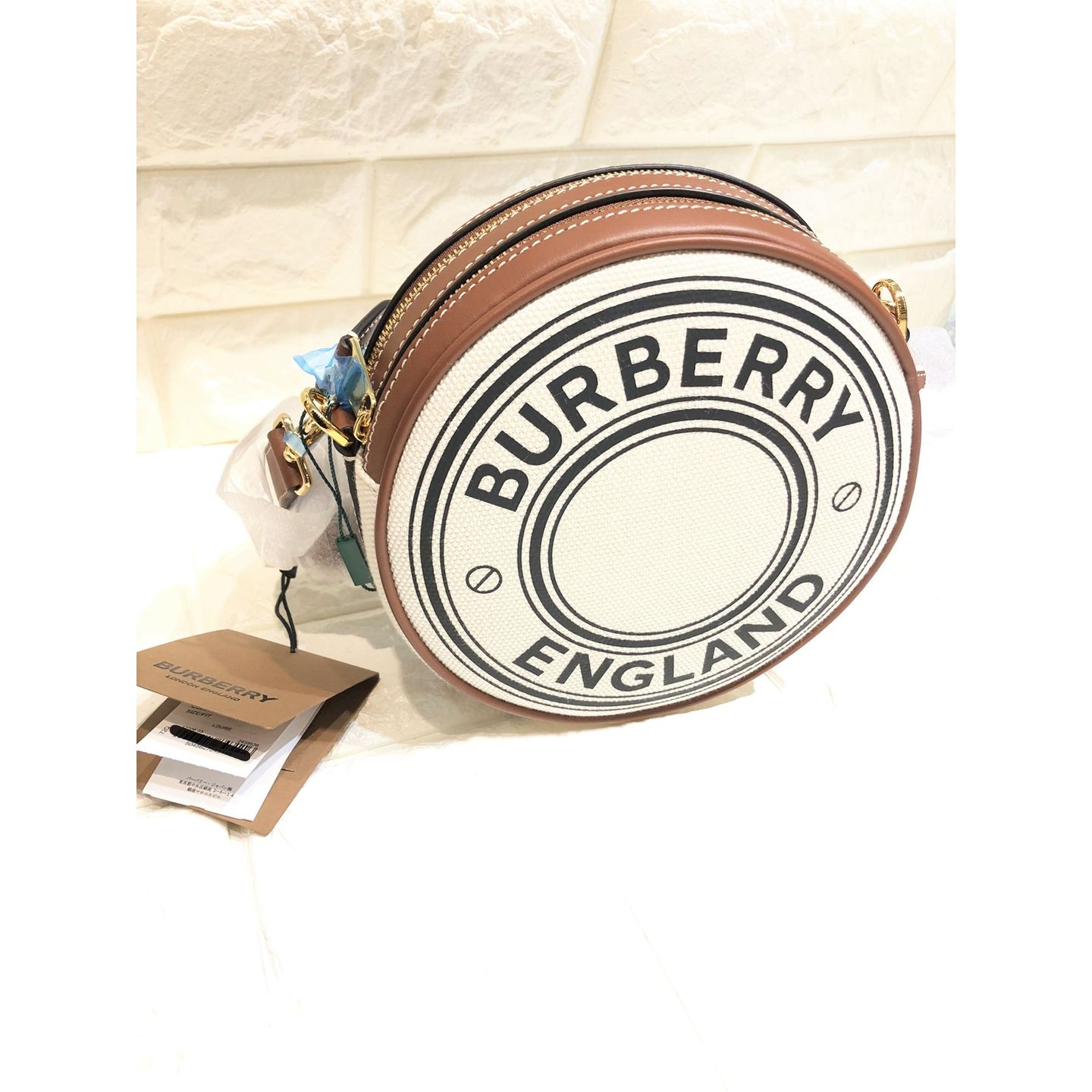 Burberry Logo Graphic Canvas And Leather Louise Bag 圓形手袋 斜孭袋 80276021