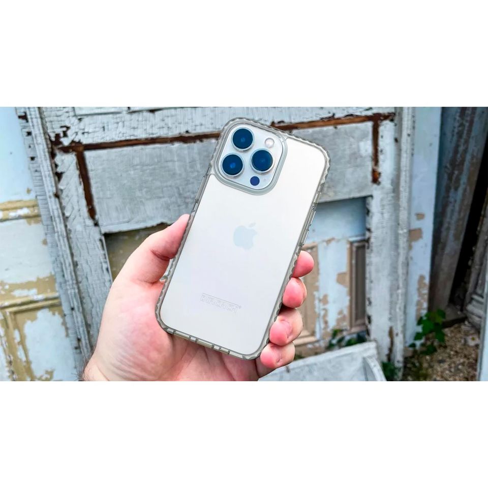 DIREACH-iPhone-13-Pro-混合料手機保護殼-(白邊-+-透明) | DIREACH_HK