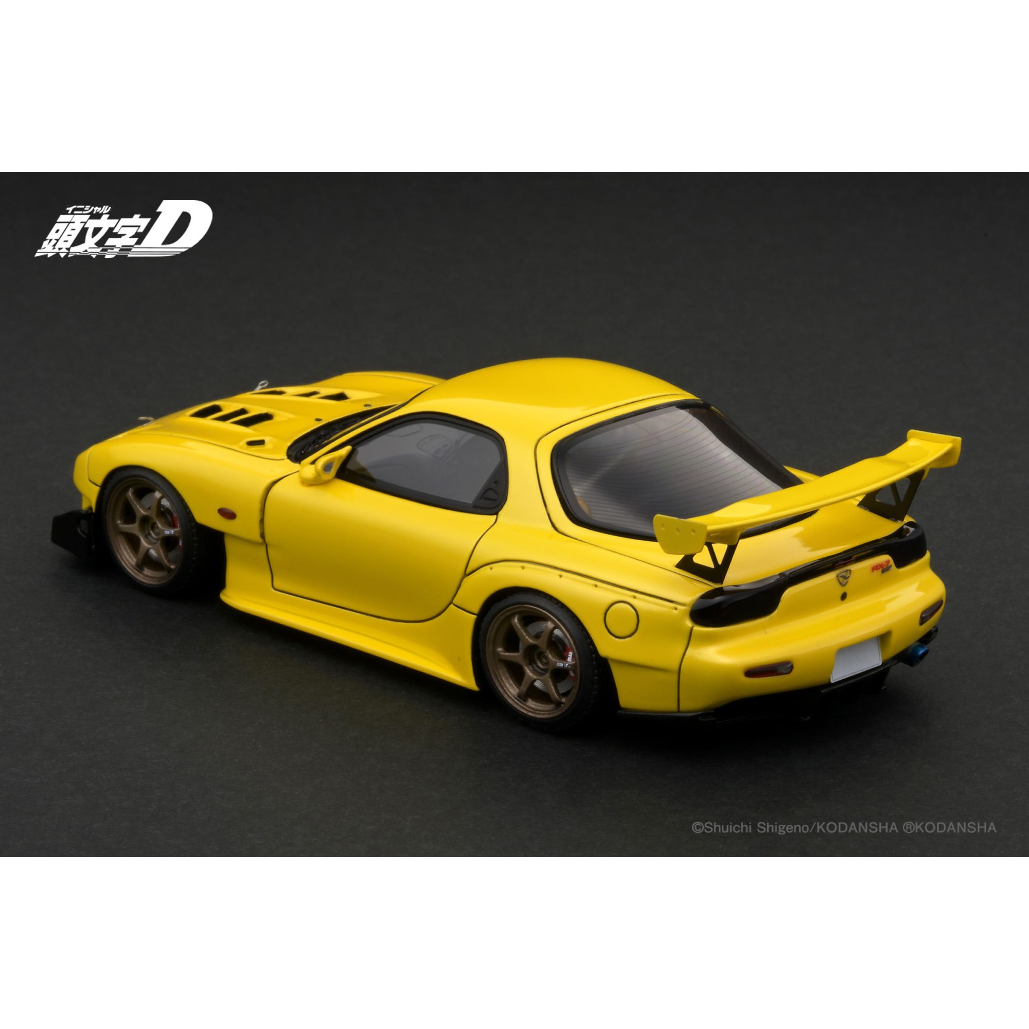 In-stock IG2869-1/43-INITIAL D Mazda RX-7 (FD3S) Yellow | RC-MODEL