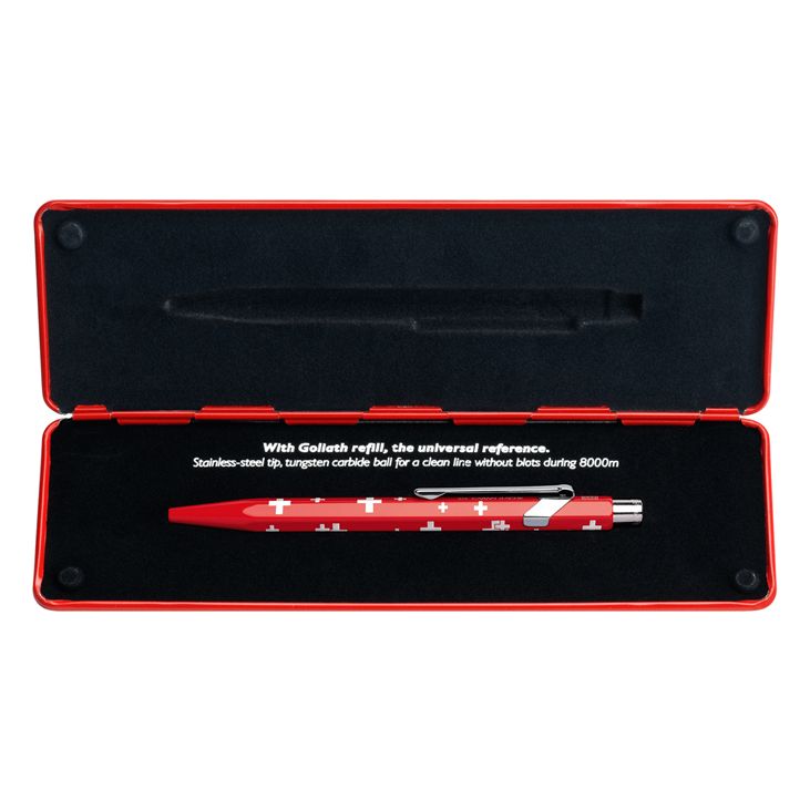 Caran d’Ache 849 TOTALLY SWISS Ballpoint Pen, with Holder