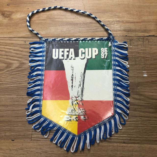 Fanion RC Lens Vs Lazio Roma Coupe UEFA 1996-1997 - Football