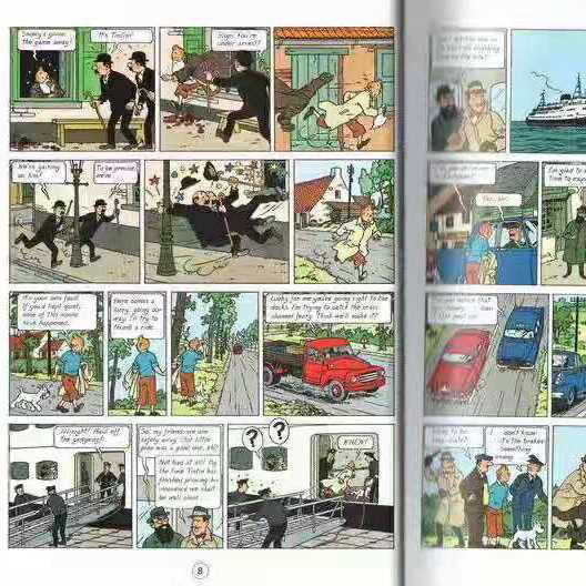 Tintin Collection 1-8