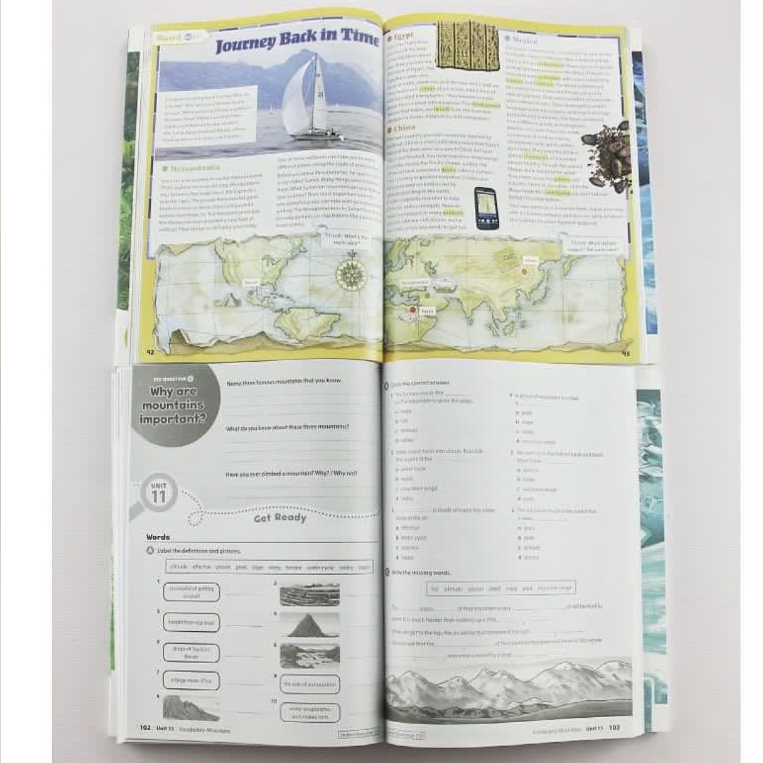 Oxford discovery 4-6 text book and workbook