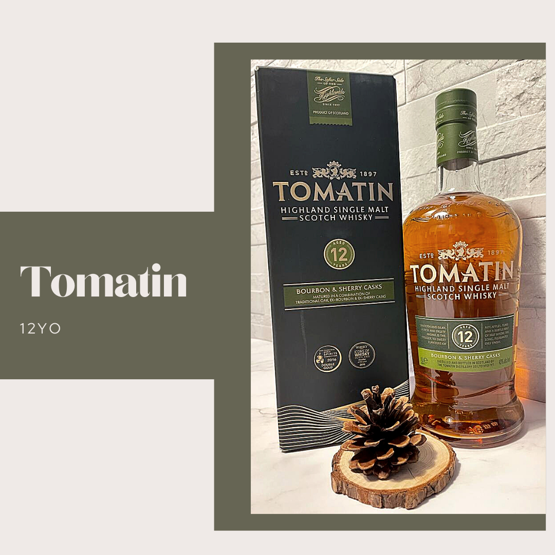 【預訂】Tomatin 12YO 1000ml 湯瑪丁12年1公升