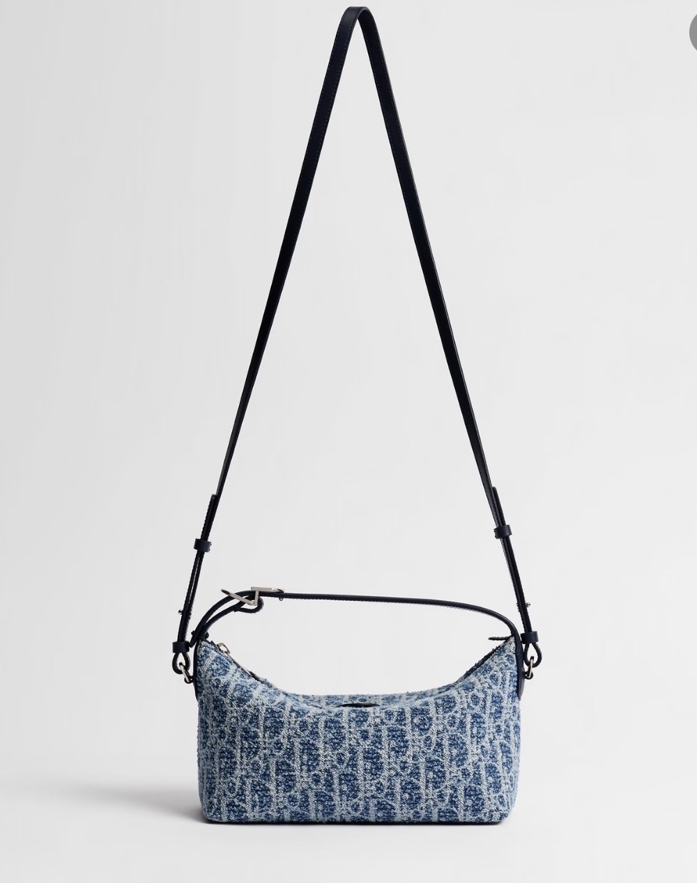 Dior Nomad 小袋 藍色 Dior Oblique 緹花