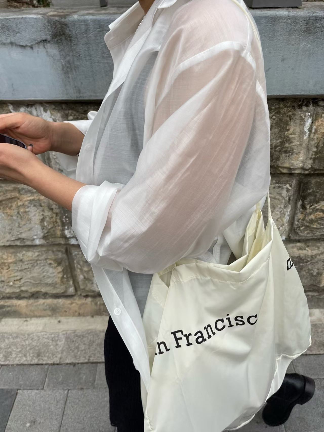 東大門女裝Fine | See-through shirt 