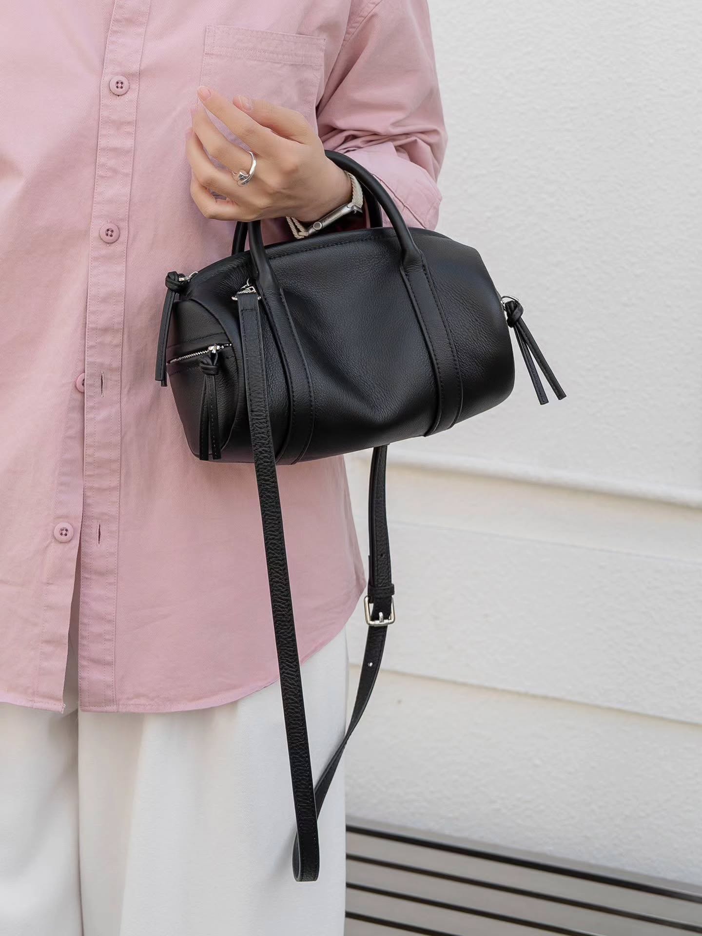 5716# 高级手提斜挎波士顿包🇨🇳