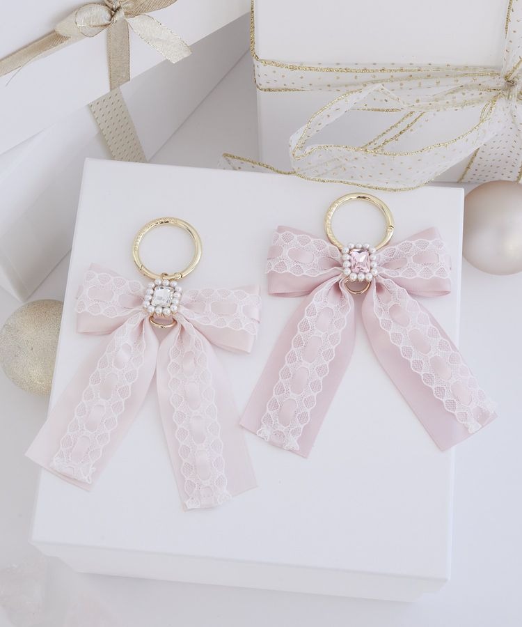 🎀【預訂】Maison de FLEUR Lace Ribbon Key Ring LP