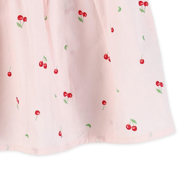 🇯🇵預訂 日本直送🇯🇵兩色櫻桃滿印純棉背心連身裙