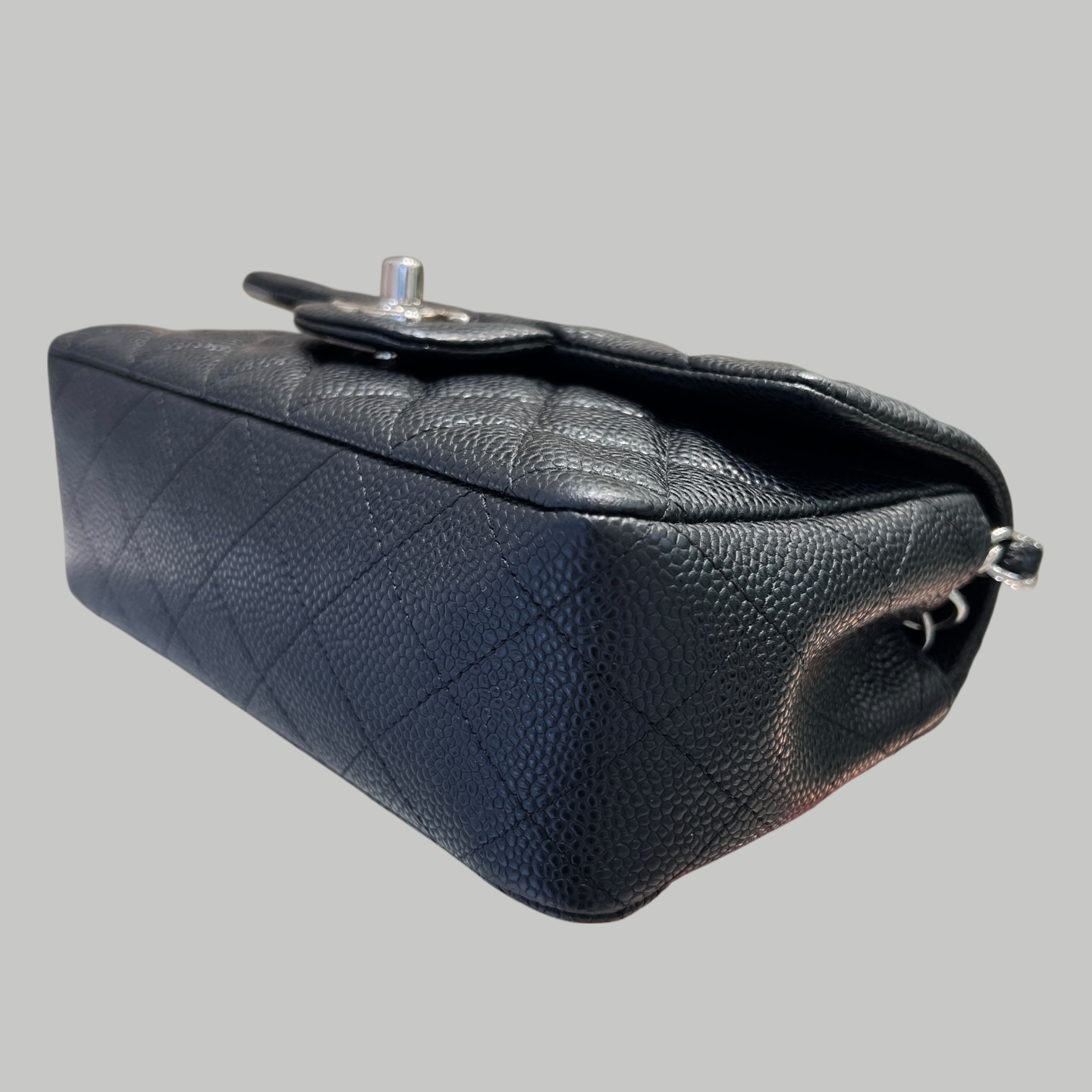 Chanel Caviar 20cm 荔枝皮銀扣