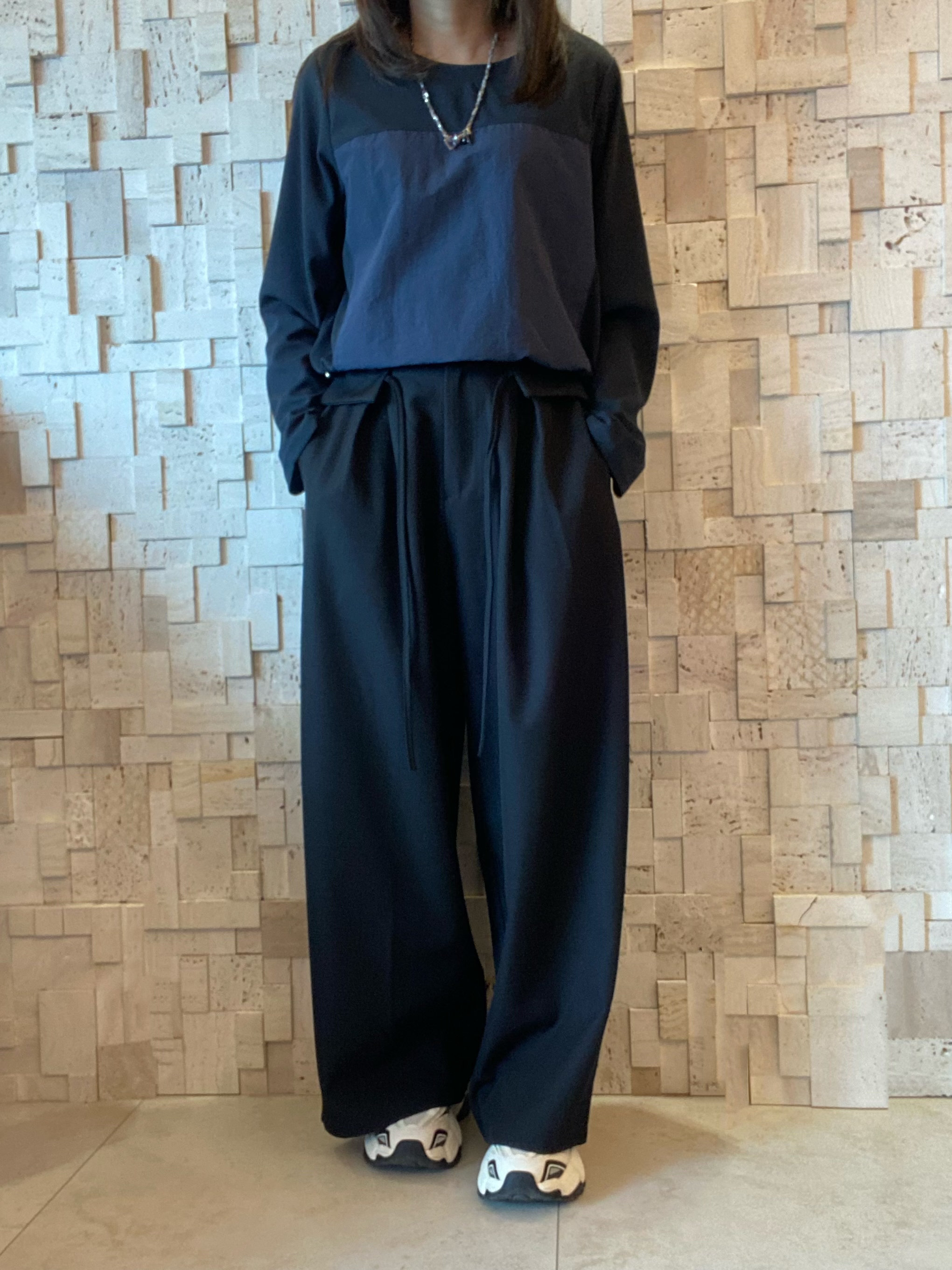 #2068 拼布束腰Top