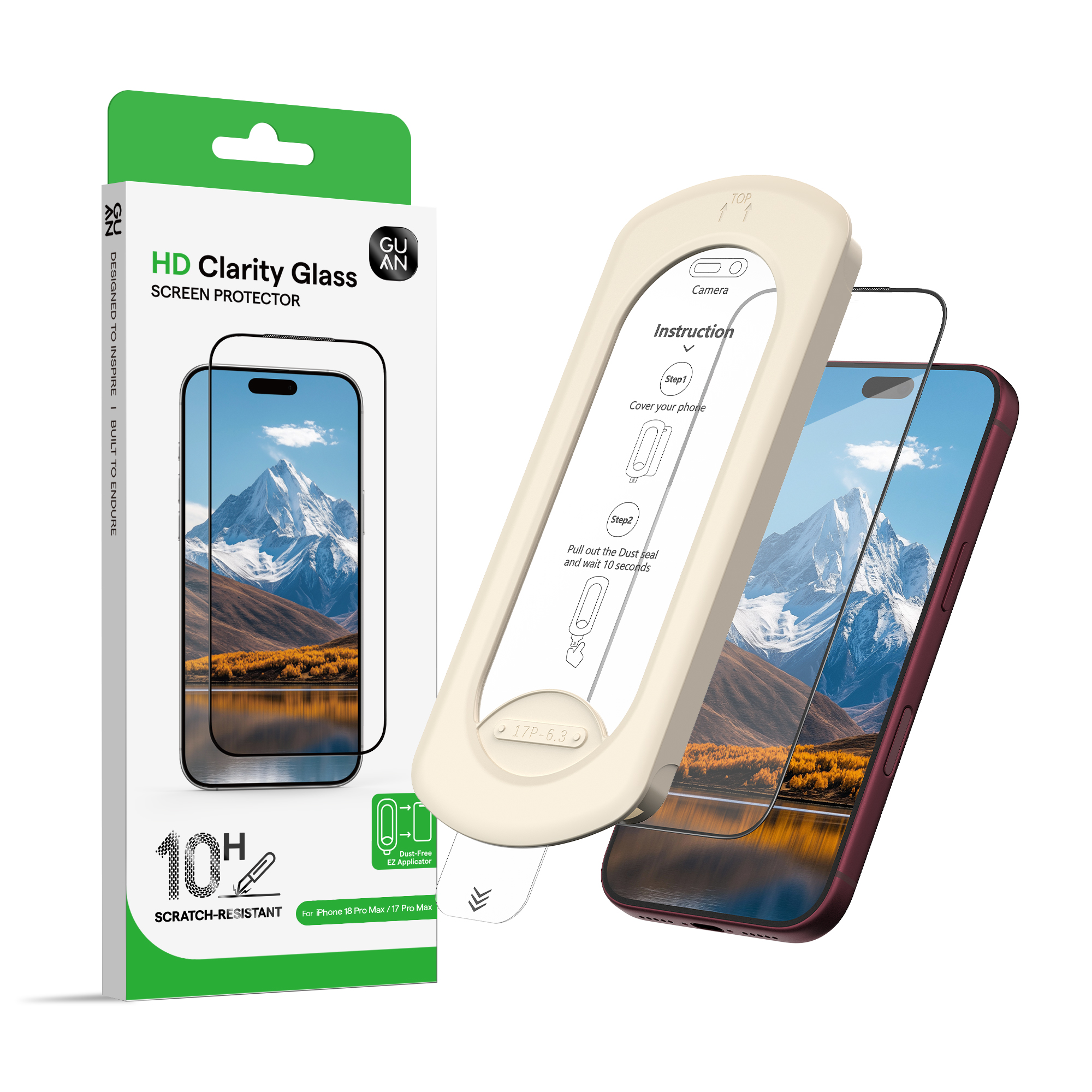 GUAN iPhone 18 series Anti-Reflective Screen Protector 抗反射螢幕保護貼