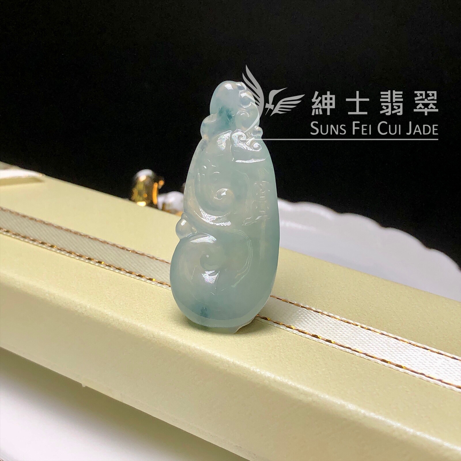 YK00407 飄藍花如意