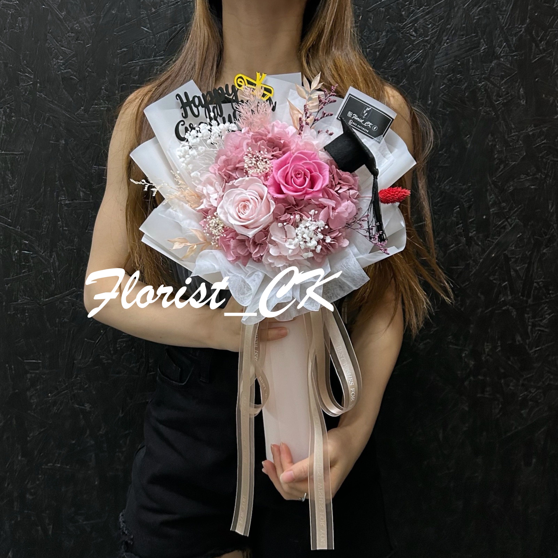 Barbie Pink｜永生玫瑰花束 (預訂款)