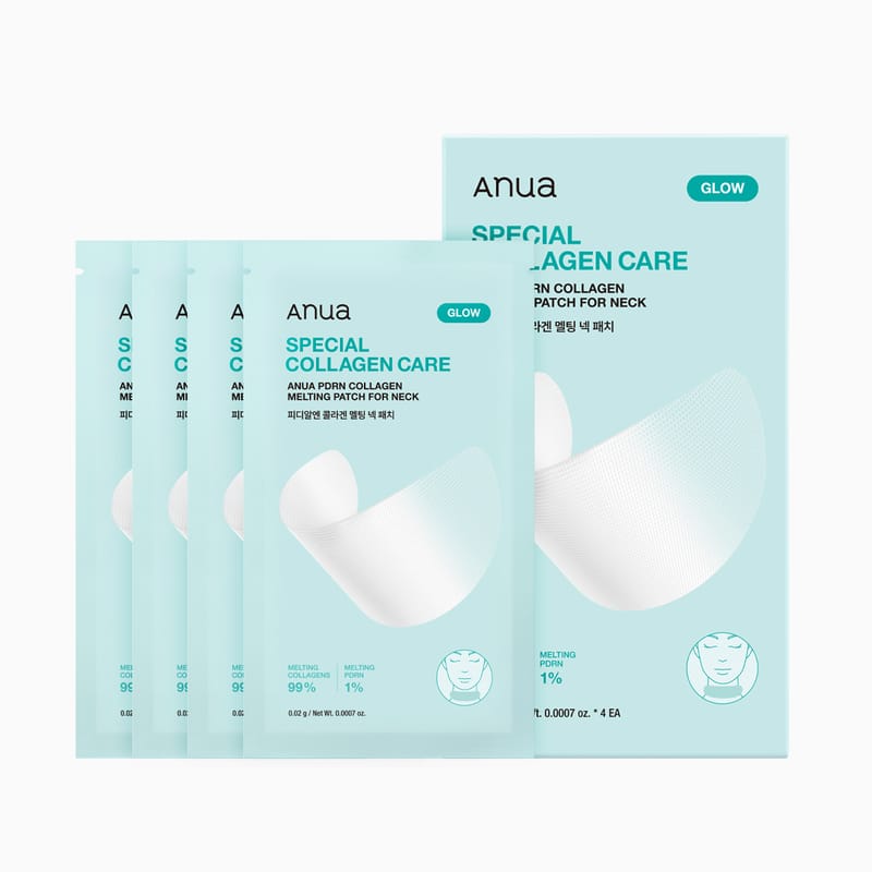 韓國Anua PDRN膠原蛋白抗皺提拉修護貼（頸/額頭用）1盒4片