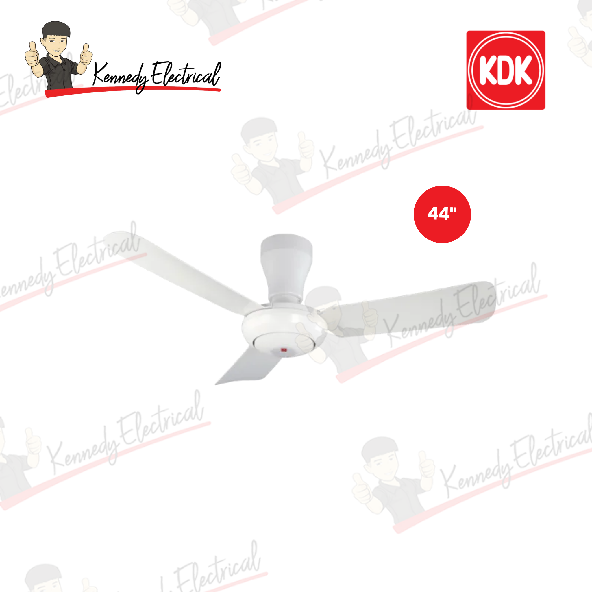KDK 44" Baby Fan White (K11ZF-WT)