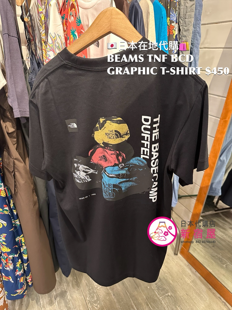 BEAMS THE NORTH FACE BCD GRAPHIC T-SHIRT