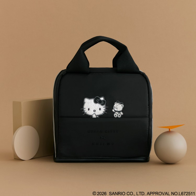 🎀【預訂】 HELLO KITTY × BRILMY 直立式收納包 黑色版 Kitty