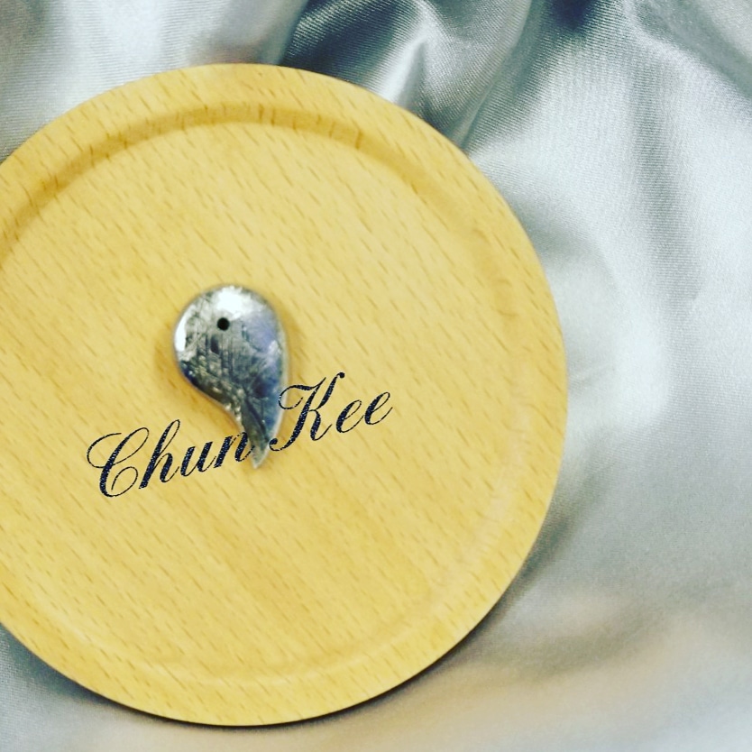 天鐵隕石勾玉吊飾