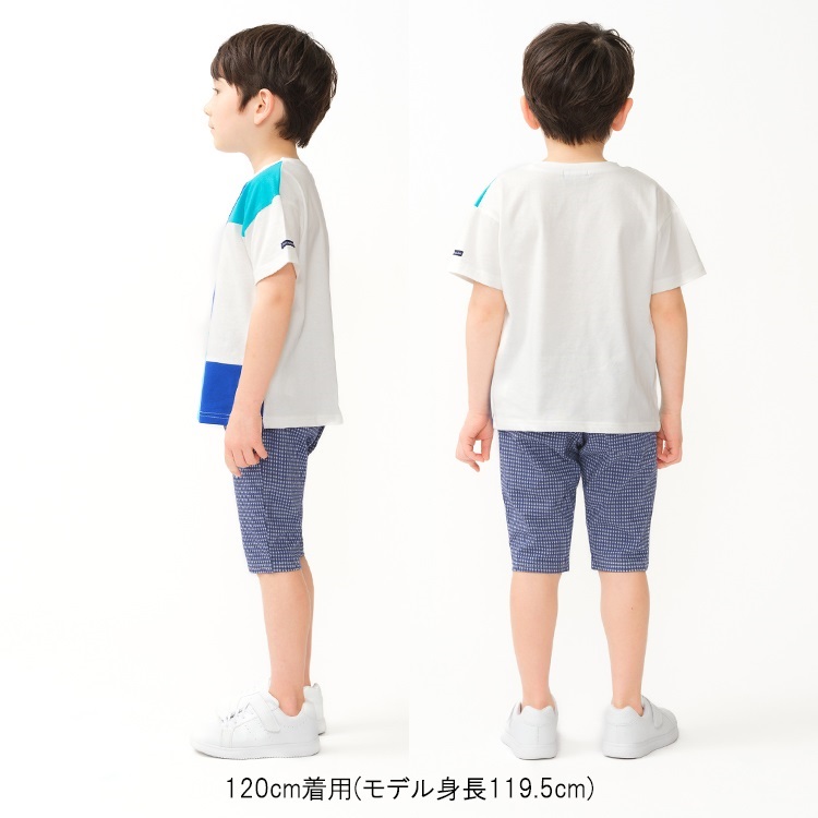 🆕【⭐訂購⭐】🇯🇵 日本直送 🌀 幾何圖形撞色設計短袖Tee［2款選］🌀[ELCA-0057][260407]