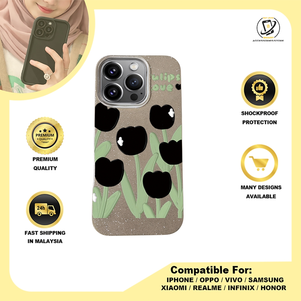 BLING CASE PHONE FOR IPHONE - DESIGN FLOWER R