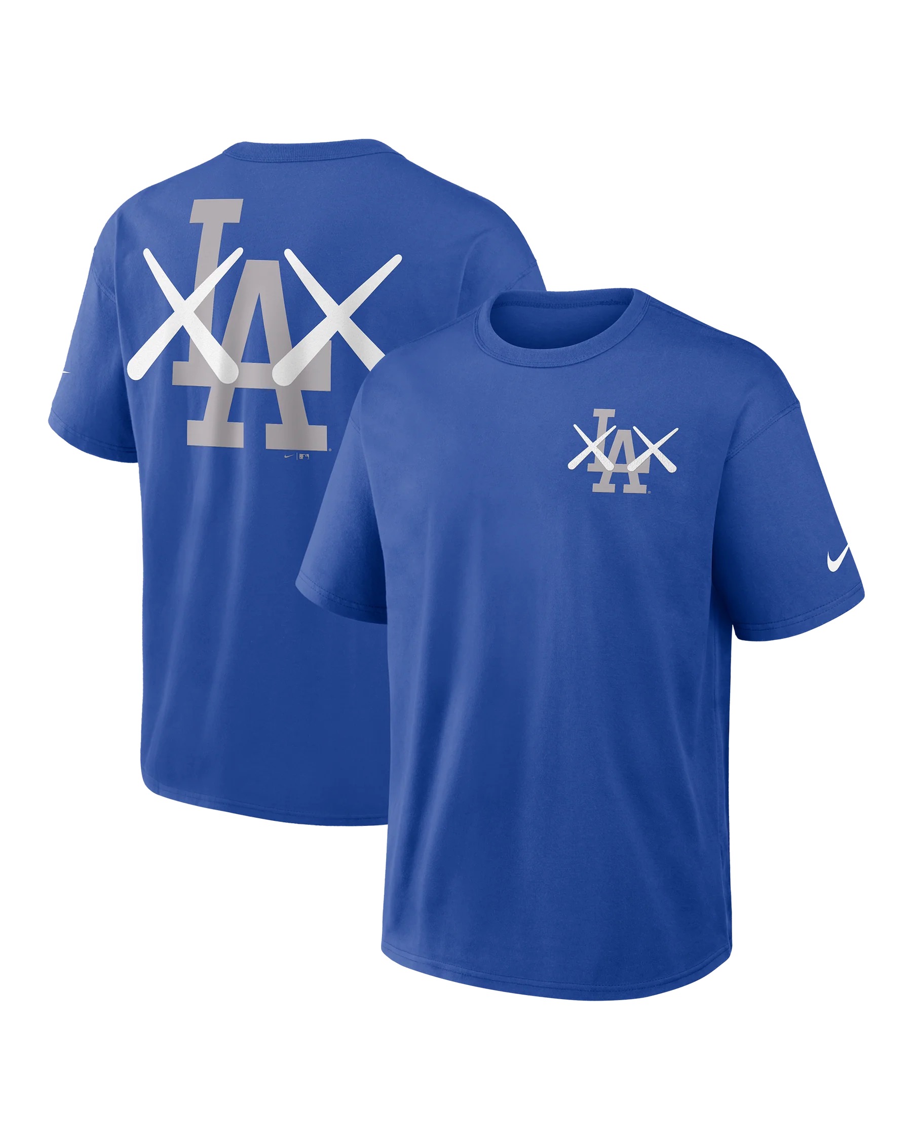 KAWS Men's Nike MLB Fanatics Fest Elevated Max 90 Tee Los Angeles Dodgers - Game Royal