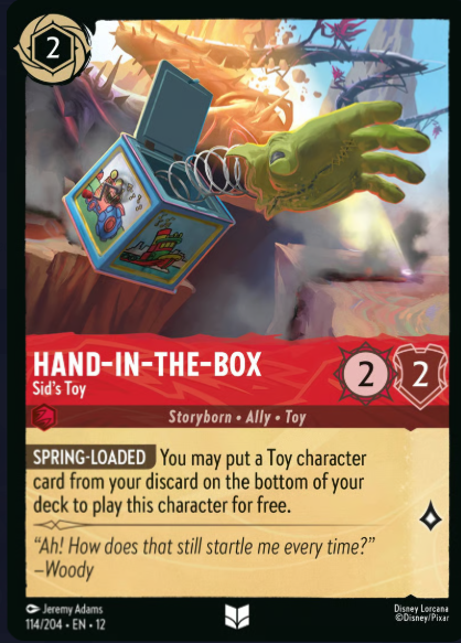 114/204 Hand-in-the-Box - Sid's Toy UC