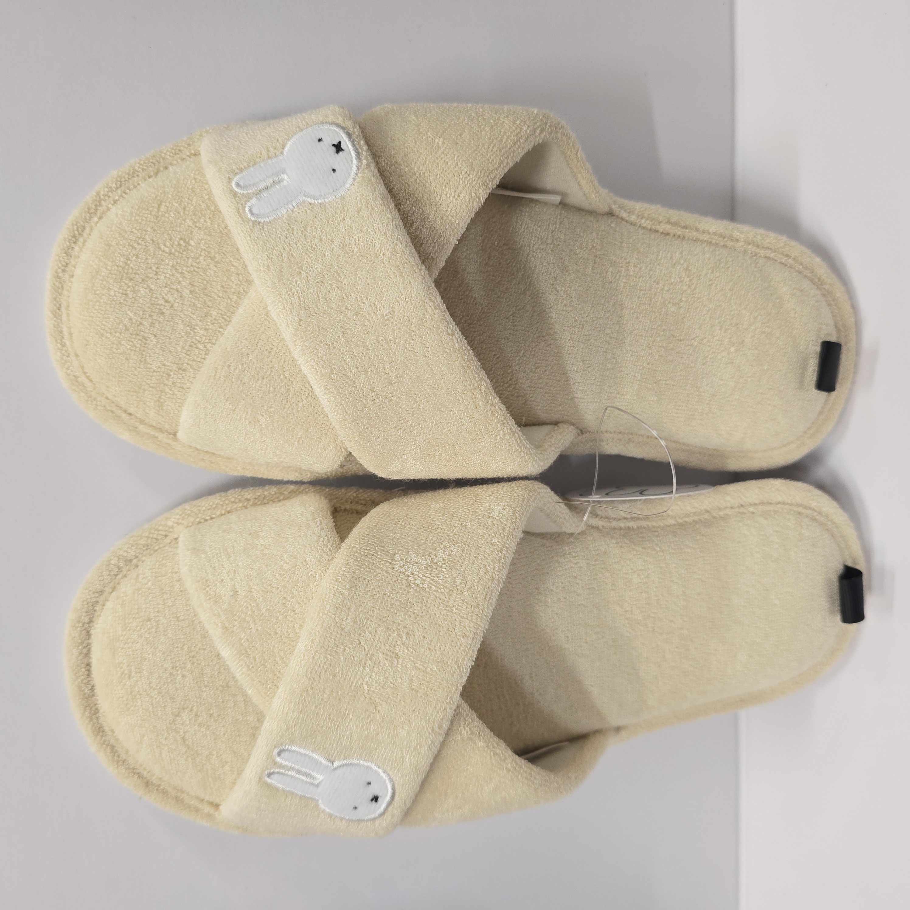 miffy 女士毛巾料拖鞋 202-1546 米白