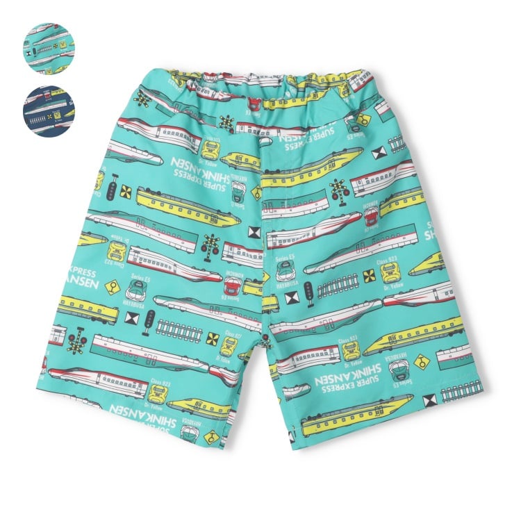 🆕【⭐訂購⭐】🌀 🇯🇵 日本直送 JR新幹線列車全印花 UV防護 #泳褲［2款選］🌀 [ELDA-0167][260518]