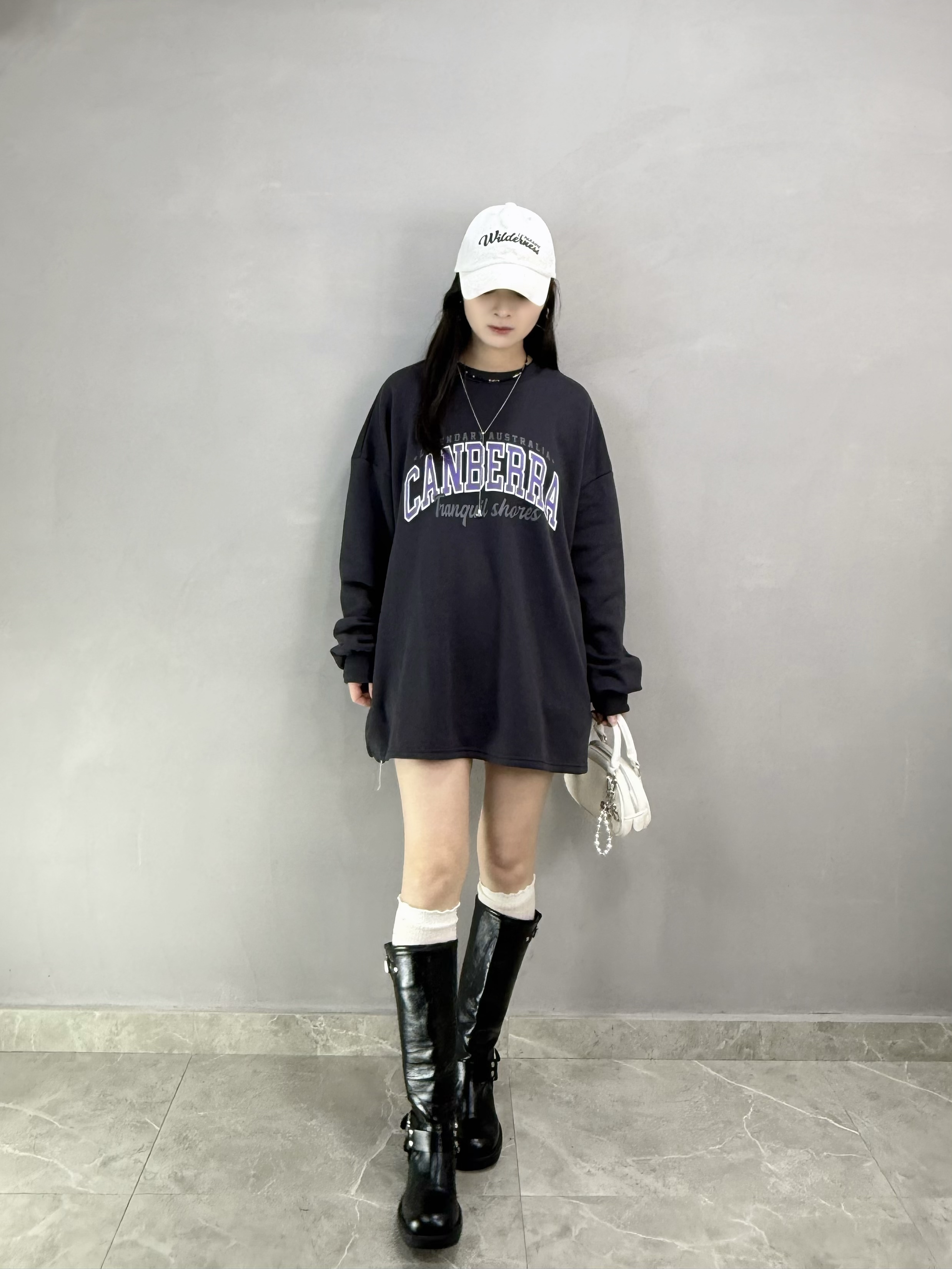 G87 Canberra開叉加薄絨衛衣