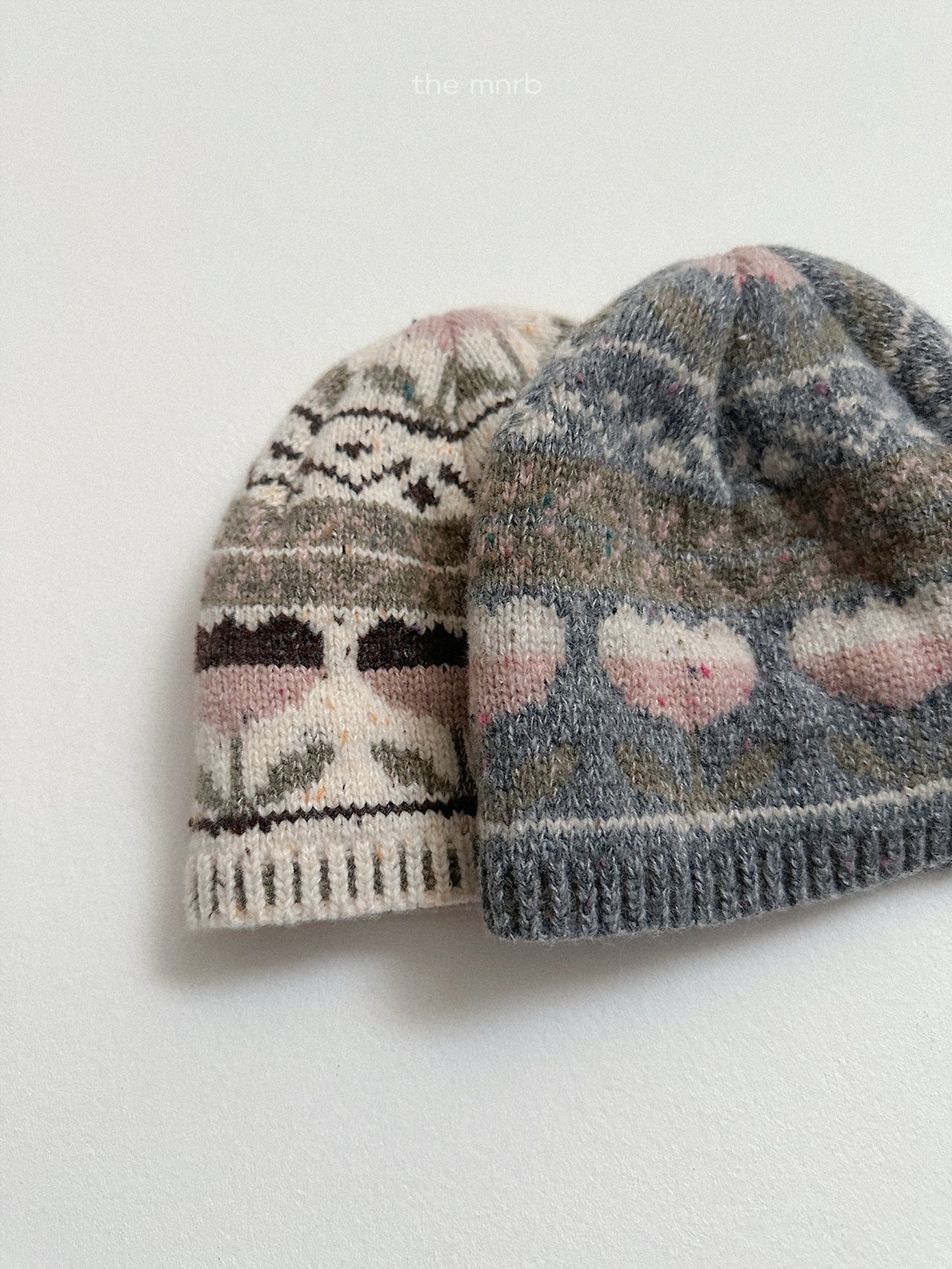 Minirobe | Flower jacquard beanie(ACC)