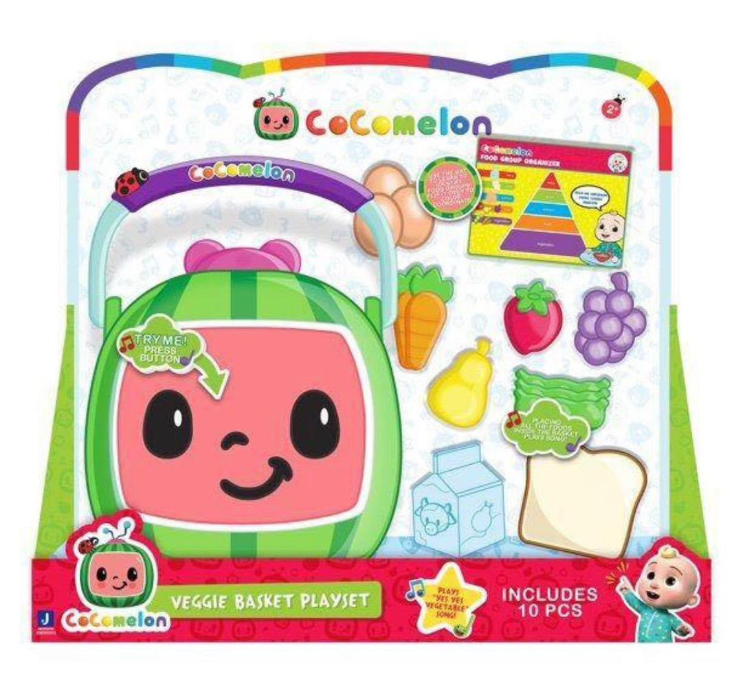 CoComelon 音樂蔬菜籃(包括六件食物玩具)