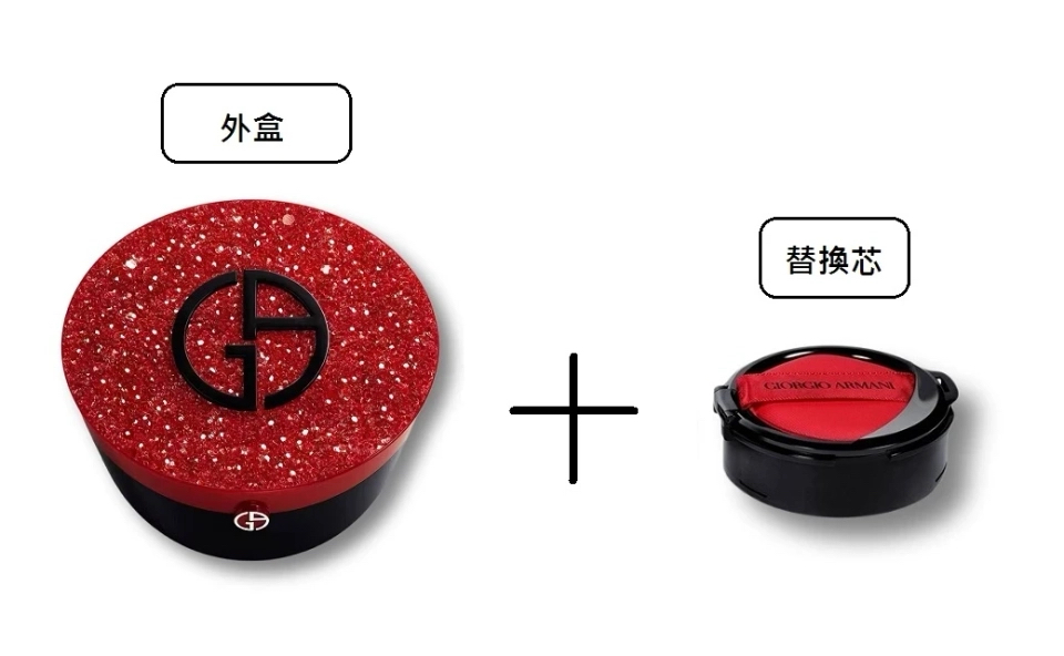 GIORGIO ARMANI絲光輕透氣墊修護粉底 (粉芯) - 2 15g[3614273325479] #2 （3614273325479）#3 ⭕️2號/3號