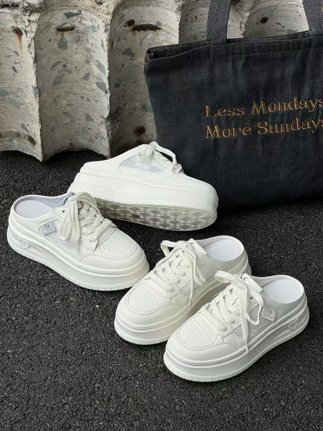 真皮增高女神小白鞋(標准碼35~39)