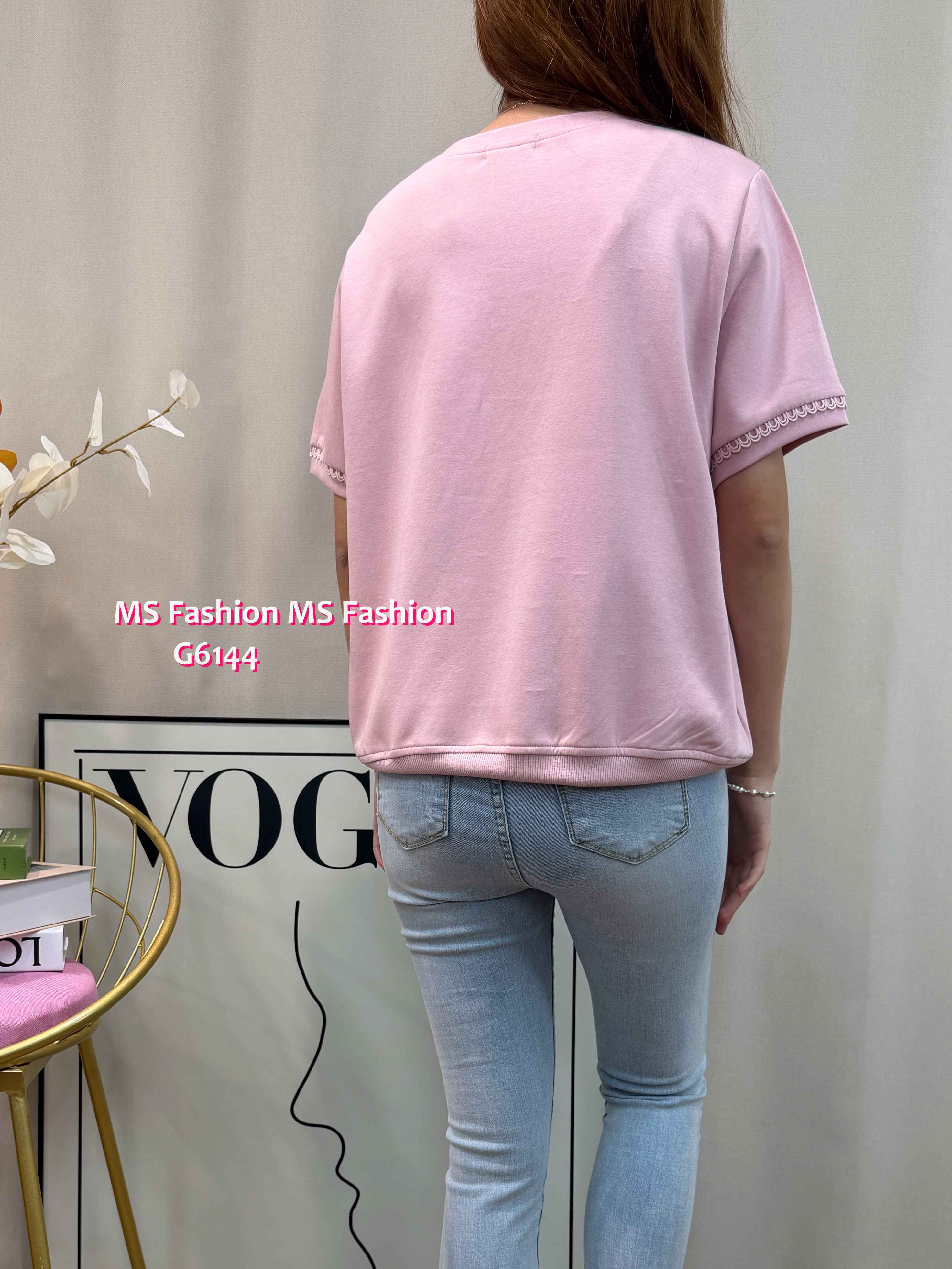 G6144 韓國🇰🇷可愛狗狗圖案top