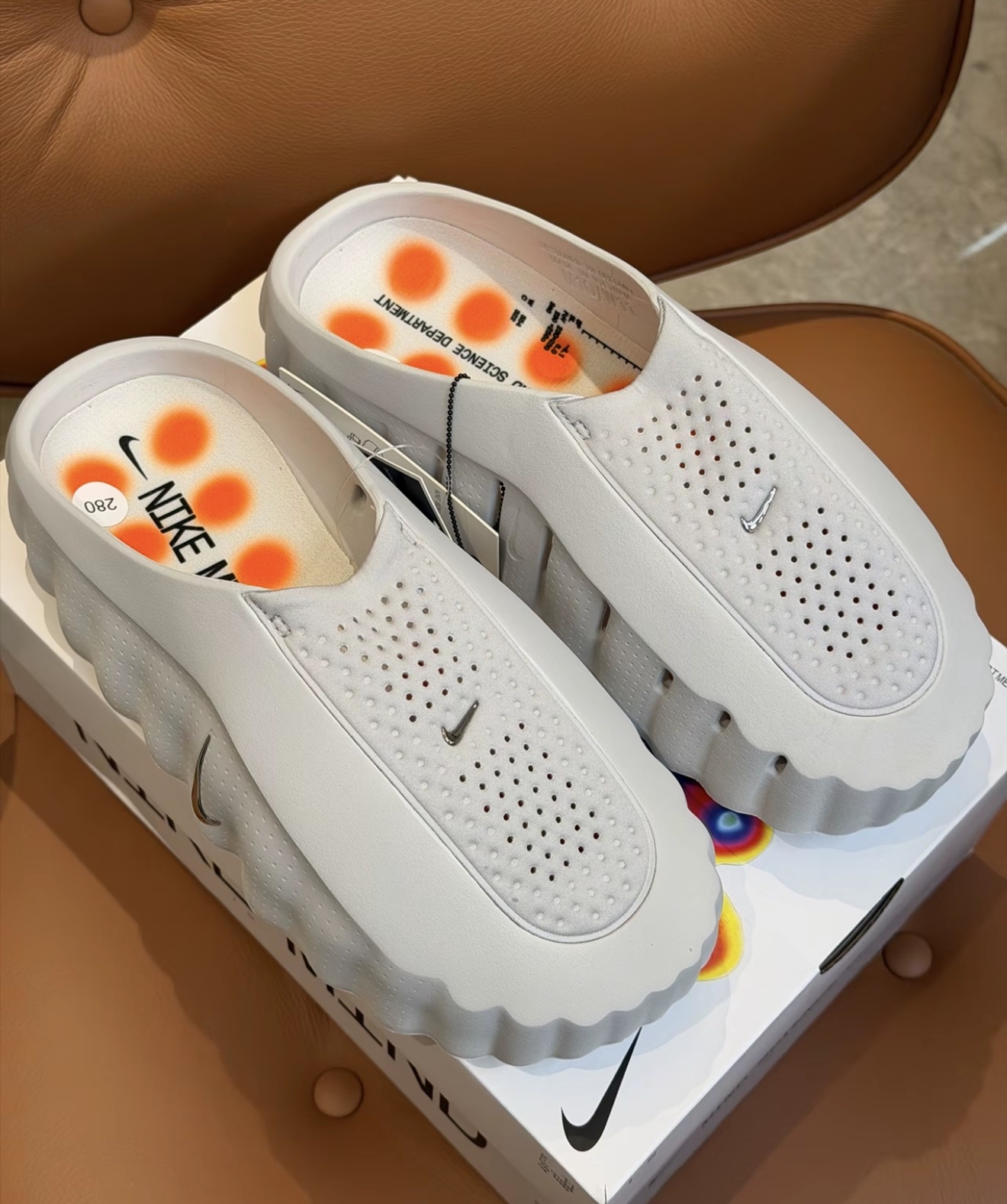 HQ4307-003 Nike Mind 001 Slide Light Smoke Grey HQ4307-003