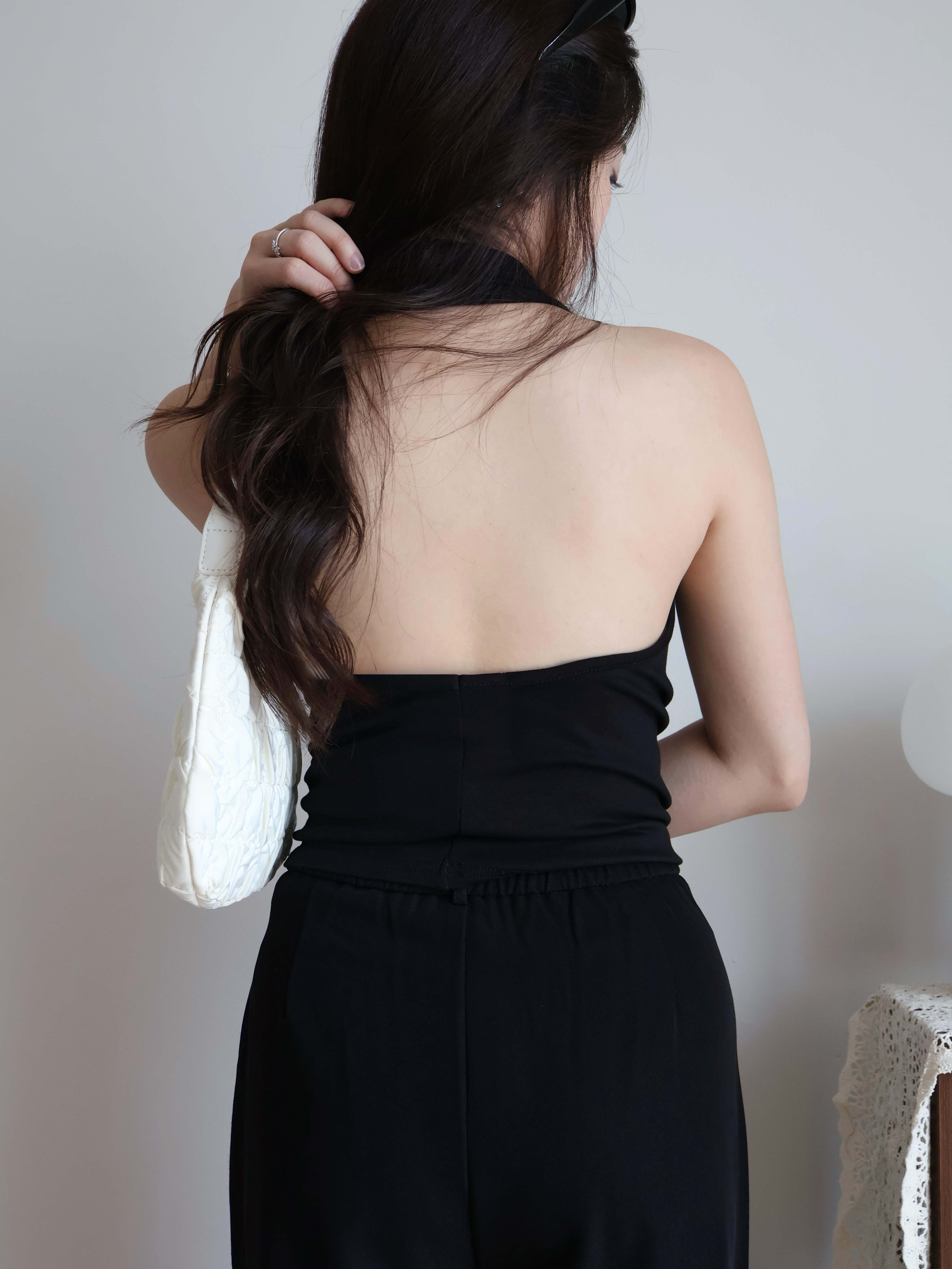 Millie Halter Top | Black